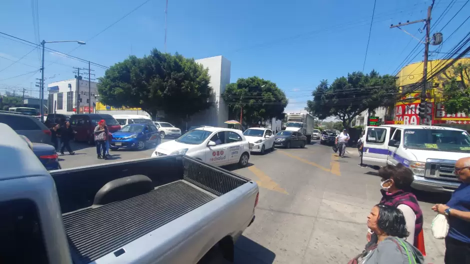 Calles bloqueadas por visita de Claudia Sheinbaum