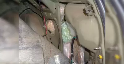 Fentanilo escondido en veh�culo