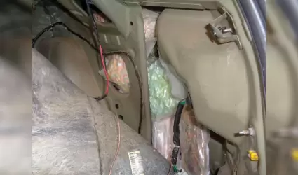 Fentanilo escondido en veh�culo
