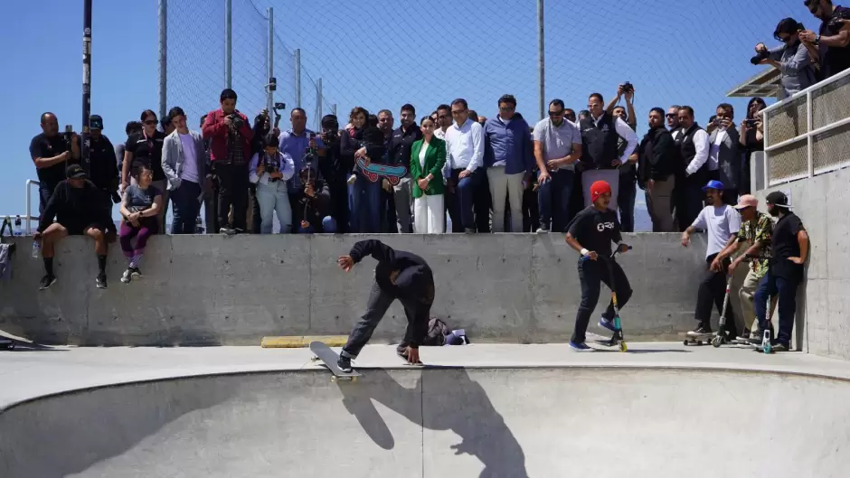 Inauguraci�n skatepark Playa Hermosa