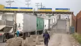 Camiones en fila