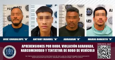 4 �rdenes de aprehensi�n