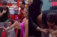 Nicola Porcella besa el pie de Wendy Guevara en "La casa de los famosos"