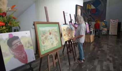 Aristas exponen sus obras en Navojoa