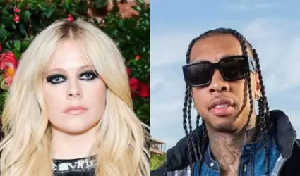 Avril Lavigne y Tyga fueron captados juntos.