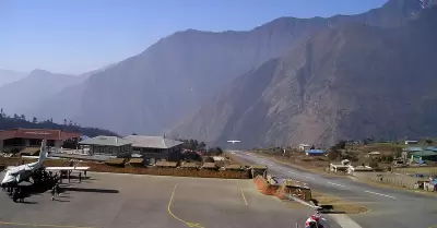 Aerdromo en Nepal.