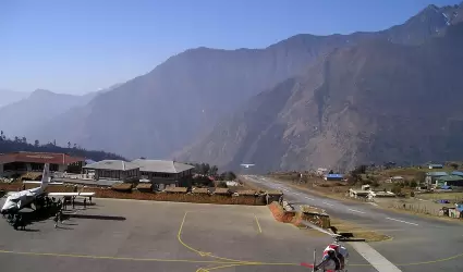 Aer�dromo en Nepal.