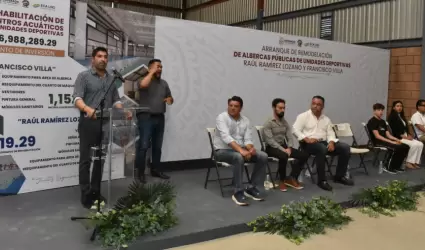 Arranca remodelaci�n de centros acu�ticos municipales