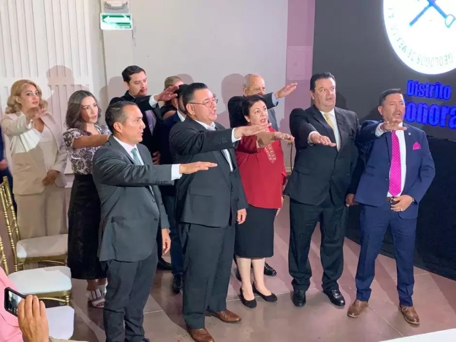 Rinde protesta nueva directiva de la Asociaci�n de Ingenieros de Minas, Metalurgistas y Ge�logos de M�xico, distrito Sonora