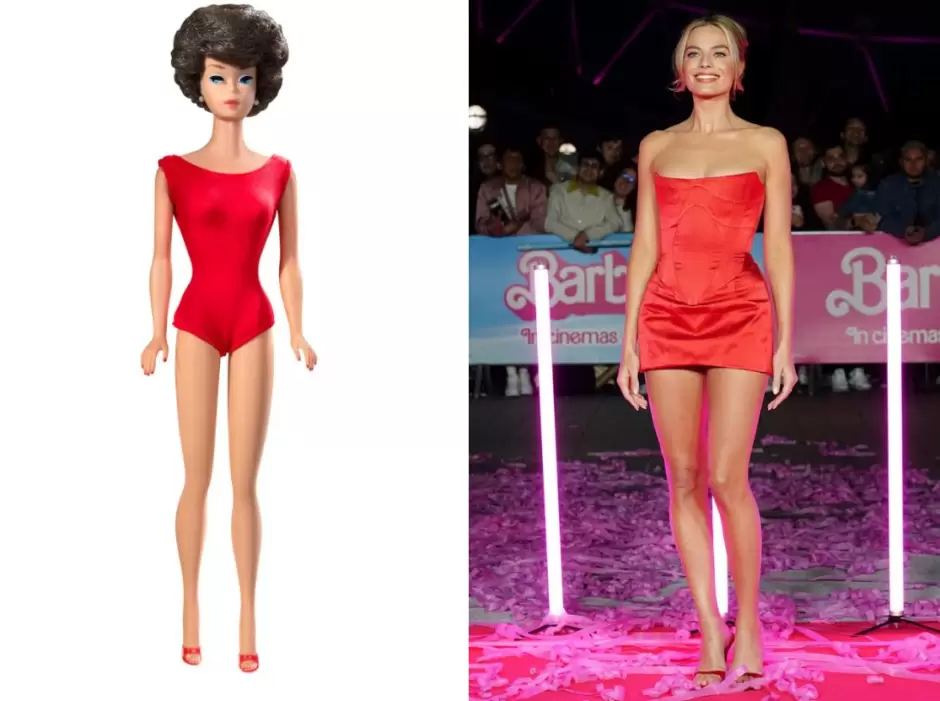 Margot Robbie y su estilista han recreado varios looks de Barbie.