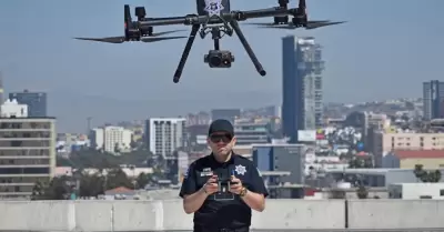 Drones de la polic�a de Tijuana