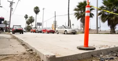 Pavimentacin de la calle Colinas de Riverside en El Sauzal