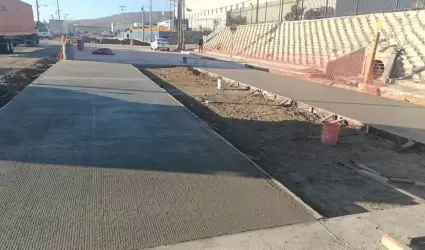 Obra de pavimentaci�n