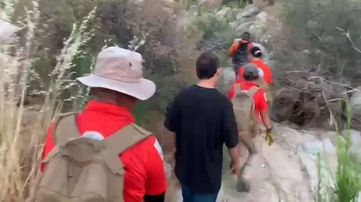 Migrantes extranjero extraviados en La Rumorosa