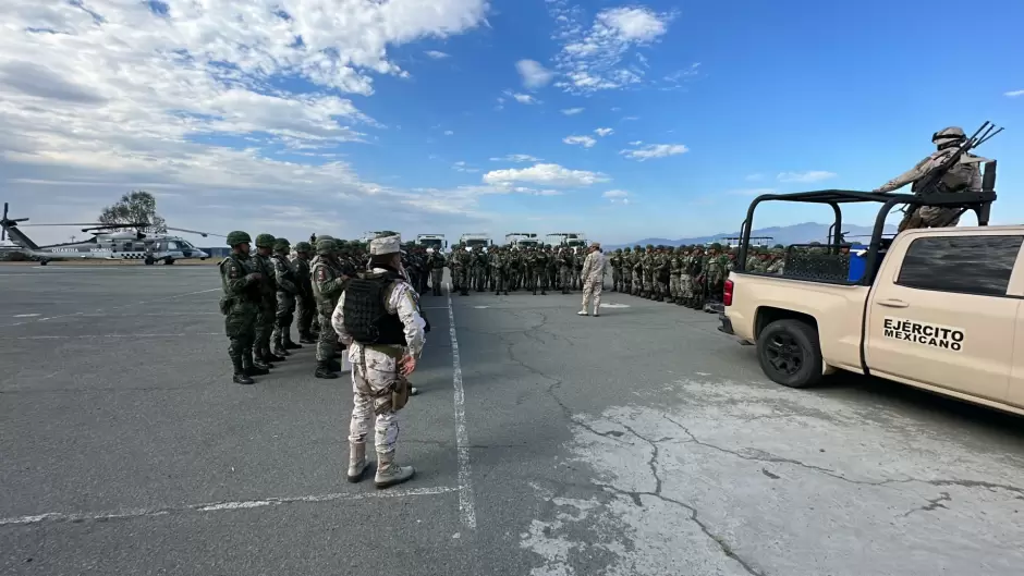 Elementos de Fuerzas Especiales del Ejrcito Mexicano