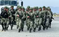 Arriban 250 efectivos del Ejrcito Mexicano para efectuar el relevo del personal desplegado en Tecate