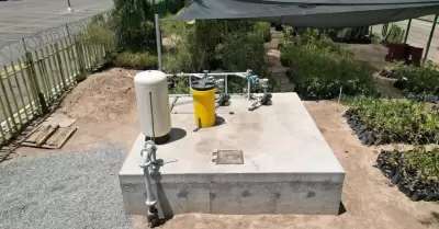 Sistema de riego del parque Vicente Guerrero con red h�drica