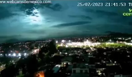 B�lido atraviesa el cielo