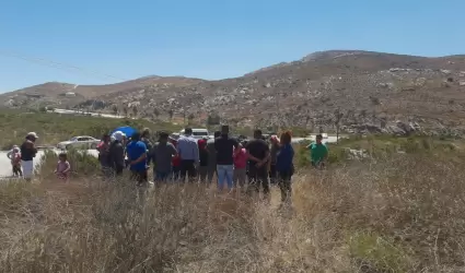 Desalojan a invasores de terrenos del Ca��n del Matadero; los reubican
