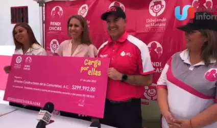 Rendichicas entrega tercer donativo en Tijuana del programa "Carga por Ellas"