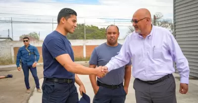 Inauguran capacitaci�n a Bomberos sobre rescate con cuerdas
