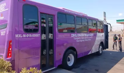 Ruta de transporte pblico "Violeta" en Mexicali