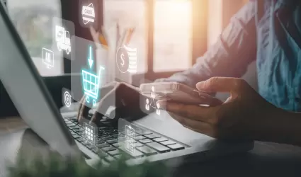 Concepto de comercio electr�nico en l�nea