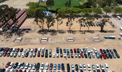 El estacionamiento fuera del sitio de la Feria del Condado de San Diego