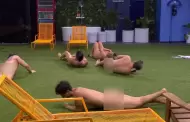 El "Team Infierno" cumple reto desnudos en "La Casa de los Famosos"