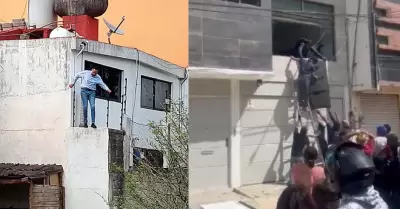 Turba enfurecida saquea casa de alcalde de Zacualtipn, Hidalgo
