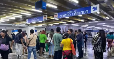 Estaci�n del Metro de la ciudad de M�xico
