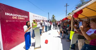 Inauguraci�n de obra de pavimentaci�n en colonia Mirador Capistrano