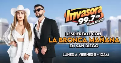 Llega a San Diego nuevo show de radio "La Bronca Ma�ana" por La Invasora