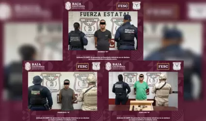 3 hombres armados en Mexicali