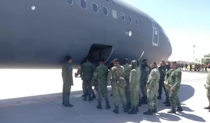 Arriba personal militar a Mexicali para fortalecer la estrategia de seguridad