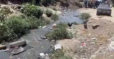 Aguas negras en Can del Alacrn