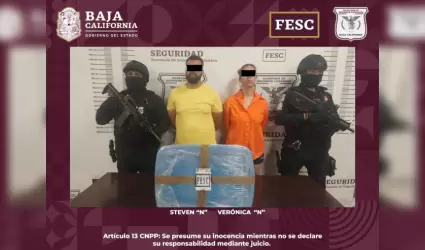 Detenidos por posesi�n de metanfetamina