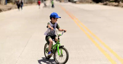 Obra de pavimentaci�n en La Presa Este