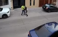 C�mara capta brutal ataque a pu�aladas a una mujer en Guanajuato