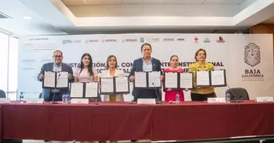 Participa IMSS BC en instalaci�n de Comando Interinstitucional del Sector Salud 