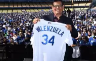 Los Dodgers han retirado el nmero 34 de Fernando Valenzuela