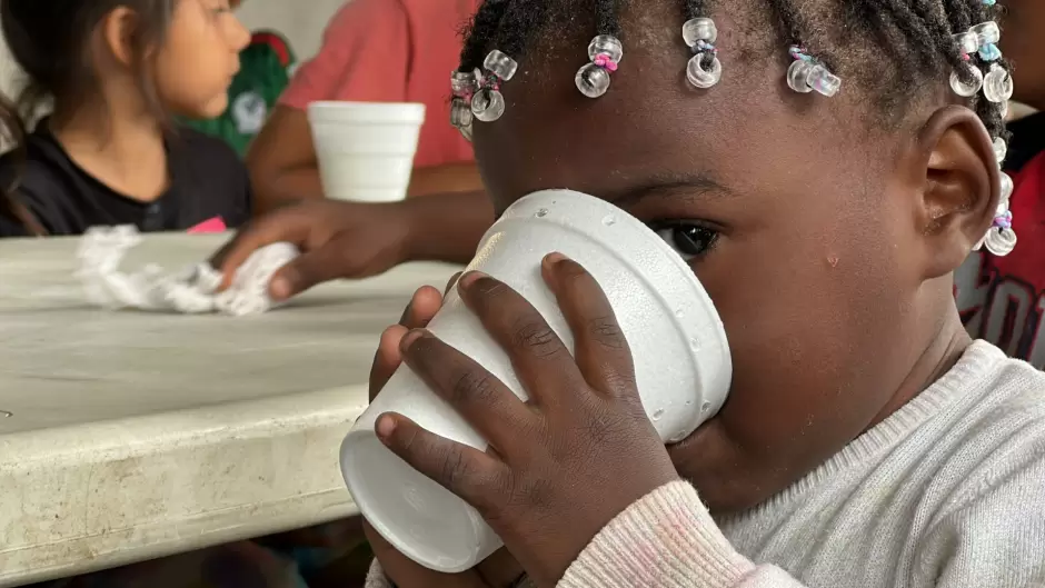 Campamento de verano para ni�os migrantes