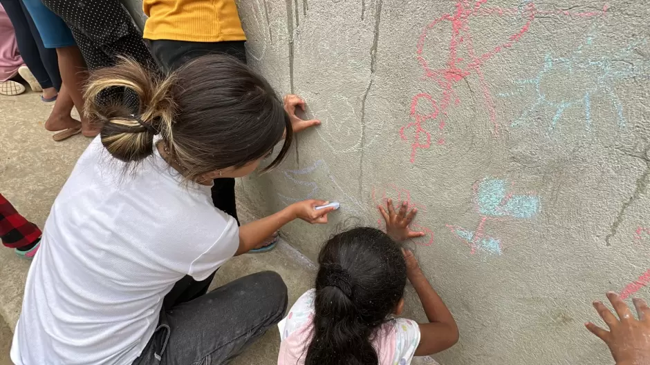 Campamento de verano para ni�os migrantes
