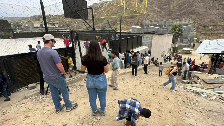 Campamento de verano para ni�os migrantes