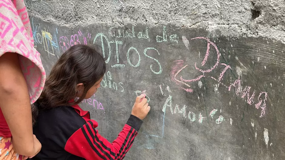 Campamento de verano para ni�os migrantes