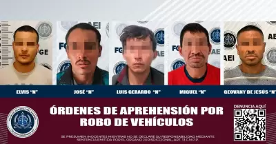 5 detenidos por diversos delitos