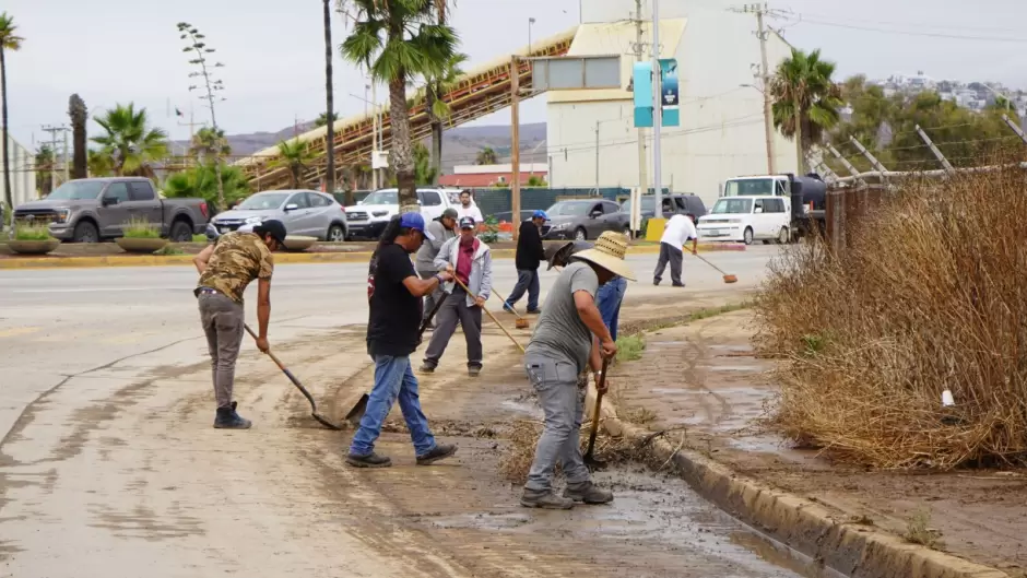 Supervisi�n de limpieza y mantenimiento urbano por lluvias