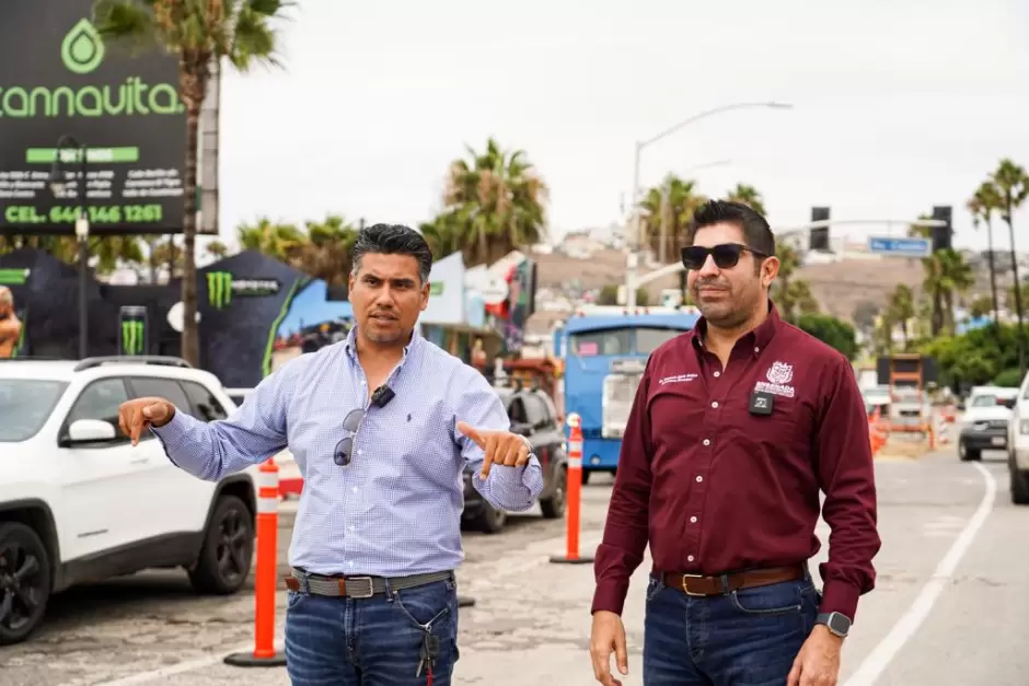 Reparaci�n de puente del bulevar Costero