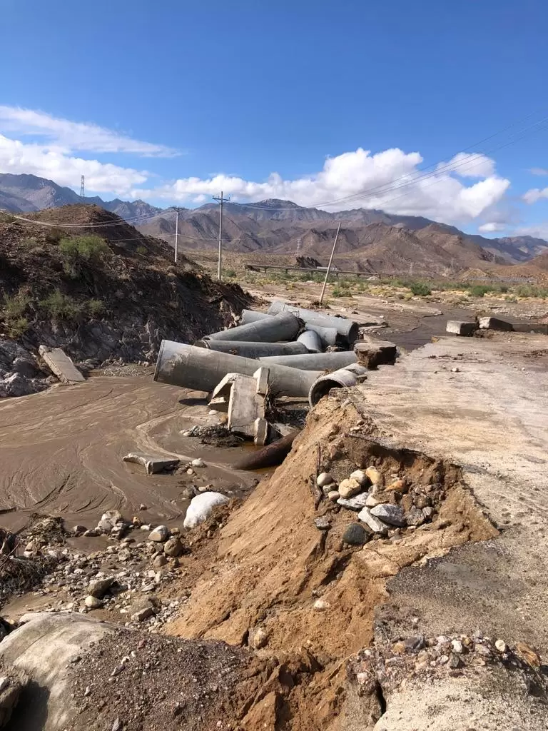 Reparaciones en acueducto Ro Colorado-Tijuana