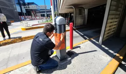Clausuran estacionamiento del Aeropuerto de Tijuana